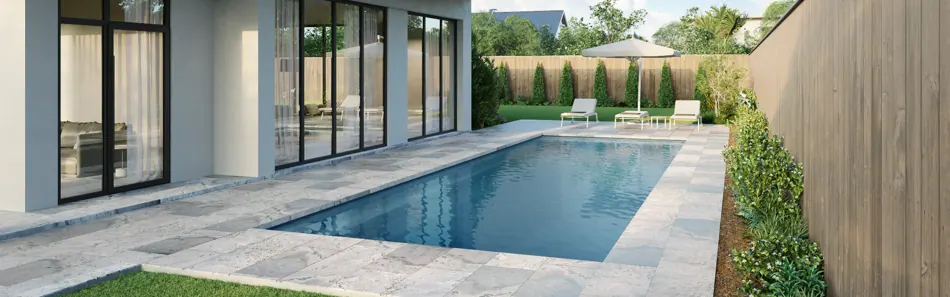 De Luxe pool design in an outdoor space