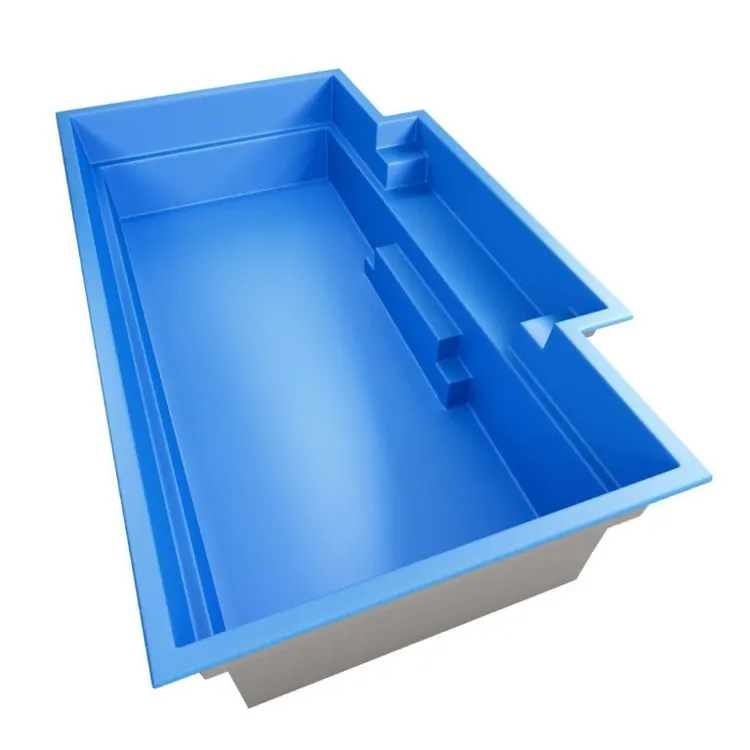 Masterbuilt Heritage fibreglass pool shell showing its shape