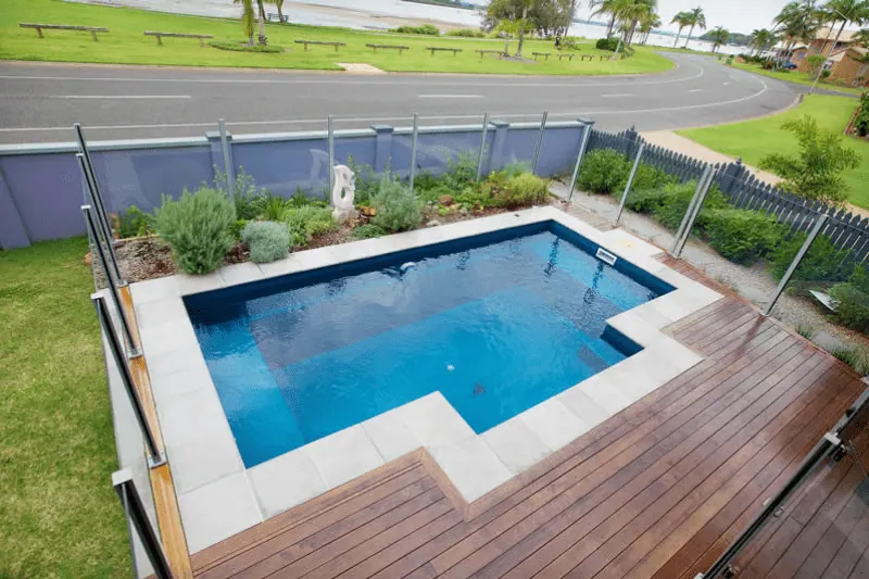 Nirvana pool design in an outdoor space